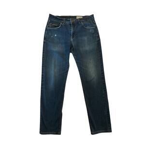 Men 32 Aviator Jeans Denim Pants Stretch Slim Fit Cotton Made in USA